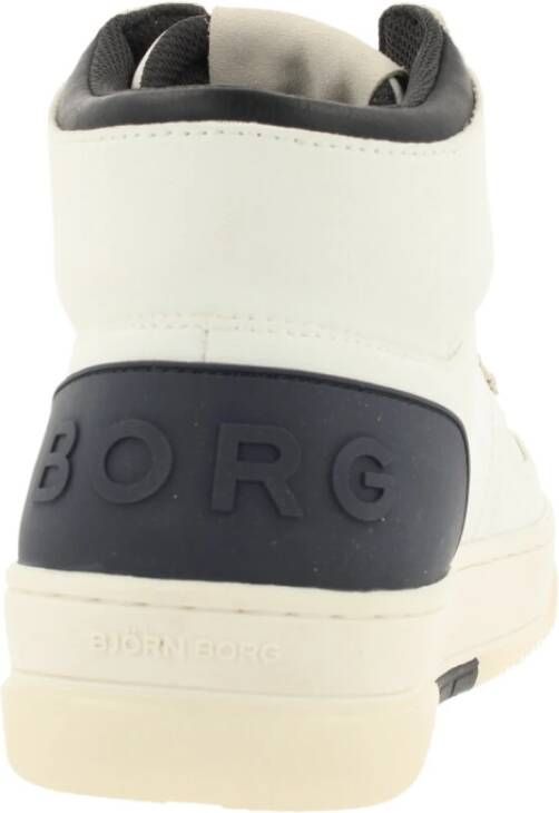 Björn Borg Hoge Sneaker T2300 MID CTR M Wit Heren