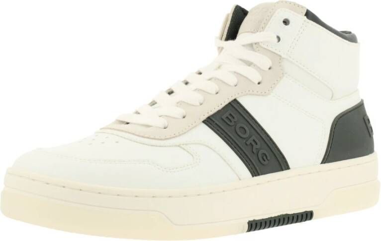 Björn Borg Hoge Sneaker T2300 MID CTR M Wit Heren