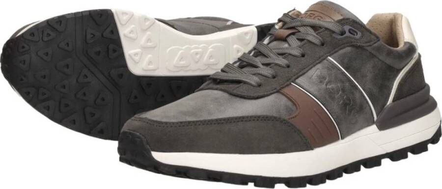 Björn Borg Lage Sneaker in Donkergrijs-Taupe