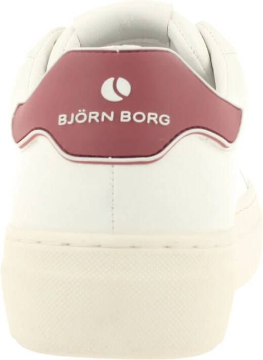Björn Borg Lage Sneakers met PU Leren Bovenwerk Beige Dames