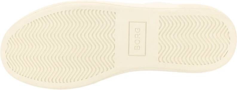 Björn Borg Lage Sneakers met PU Leren Bovenwerk Beige Dames