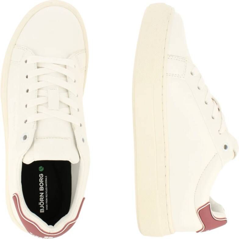 Björn Borg Lage Sneakers met PU Leren Bovenwerk Beige Dames