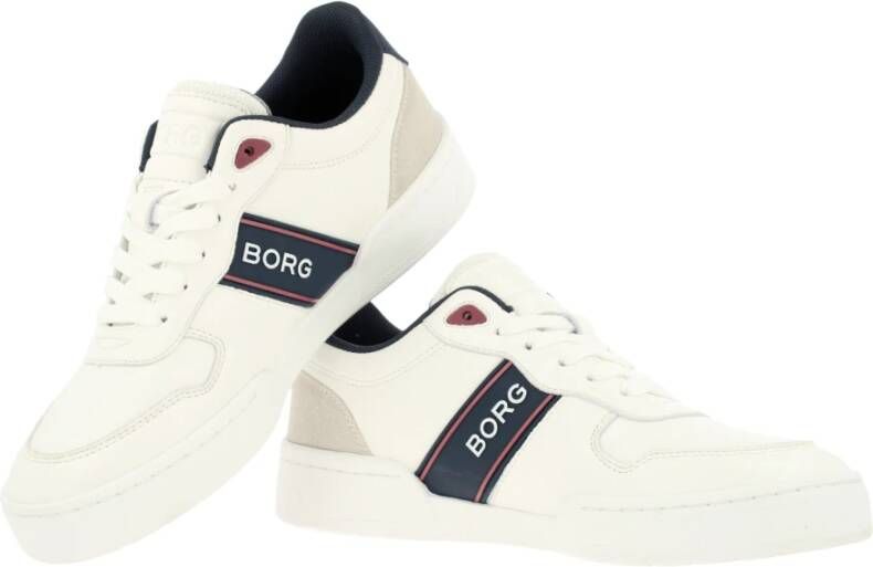 Björn Borg Lage TRN M Sneaker Synthetisch Leer Wit Heren