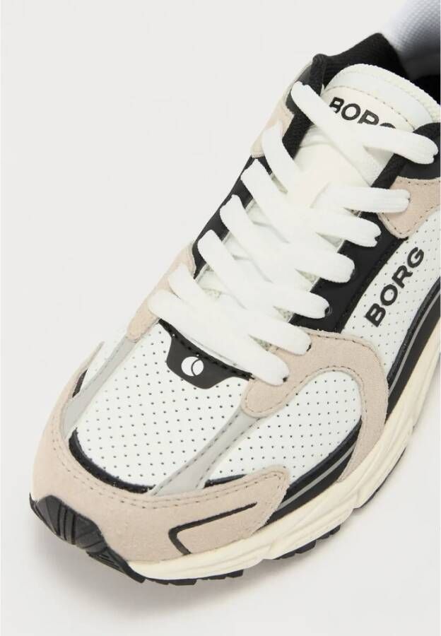 Björn Borg Moderne Wit Zwarte Sneaker