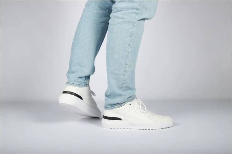 Blackstone Alister White Sneaker (mid) White Heren