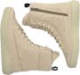 Blackstone Angora Sneaker Dames High-Top Stijl Beige Dames - Thumbnail 4