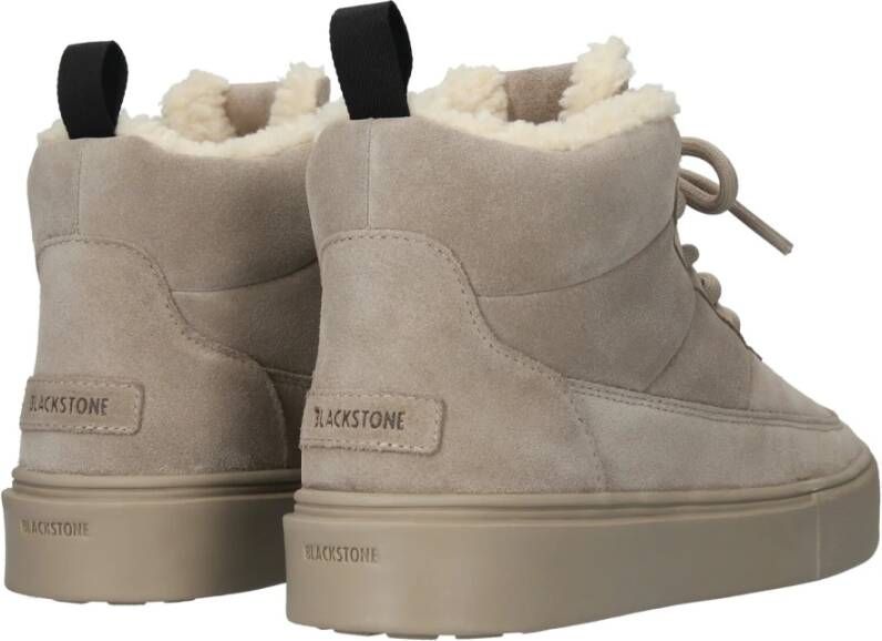 Blackstone Aput Lusa Weathered Teak Sneaker (high) Gray Dames