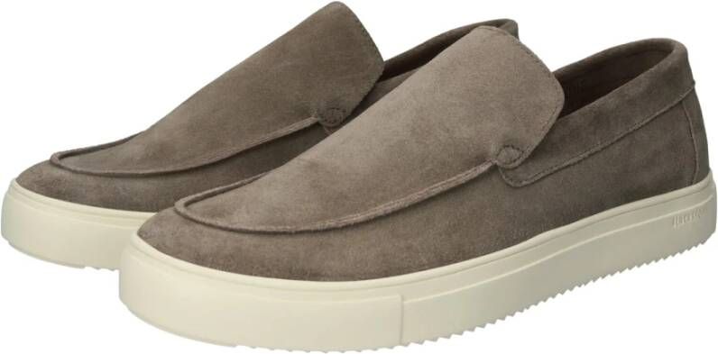 Blackstone Luxe Suède Instappers Brown Heren