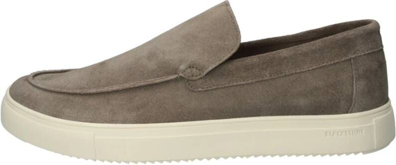 Blackstone Luxe Suède Instappers Brown Heren