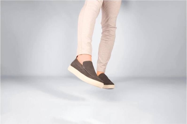 Blackstone Luxe Suède Instappers Brown Heren