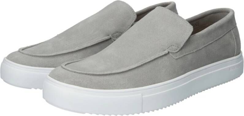 Blackstone Barron Ciment Slip-ons Gray Heren