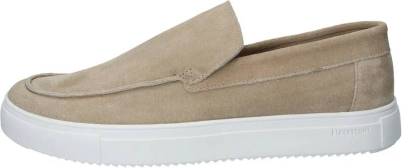 Blackstone Barron Lemon Pepper Slip-ons Beige Heren