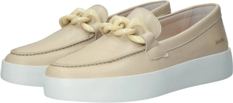 Blackstone Beige Slip-ons Schoenen Beige Dames