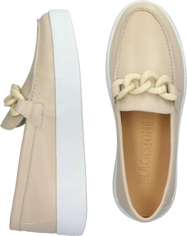 Blackstone Beige Slip-ons Schoenen Beige Dames