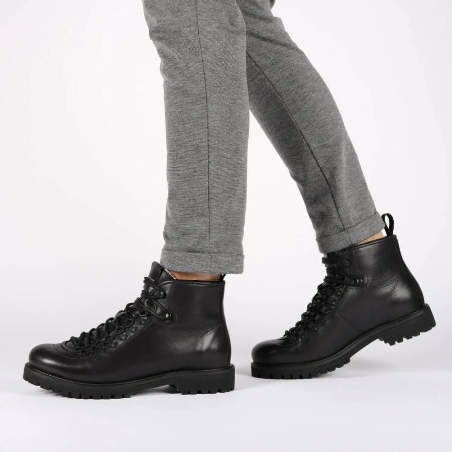 Blackstone Bikerboots met schapenvachtvoering