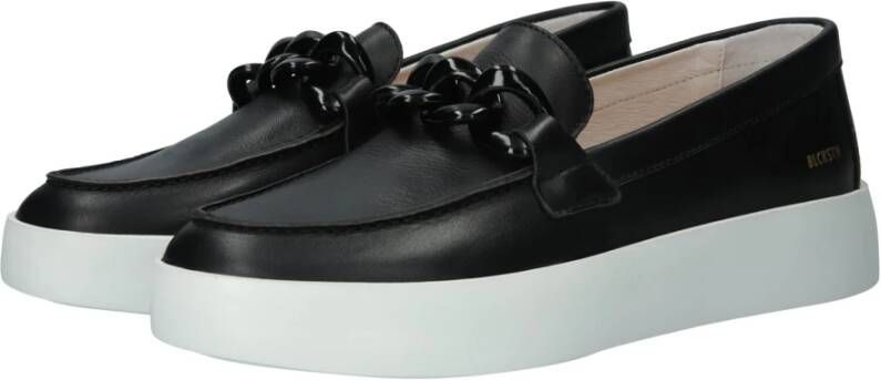 Blackstone Klassieke Zwarte Instappers Schoenen Black Dames