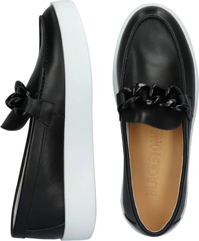 Blackstone Klassieke Zwarte Instappers Schoenen Black Dames
