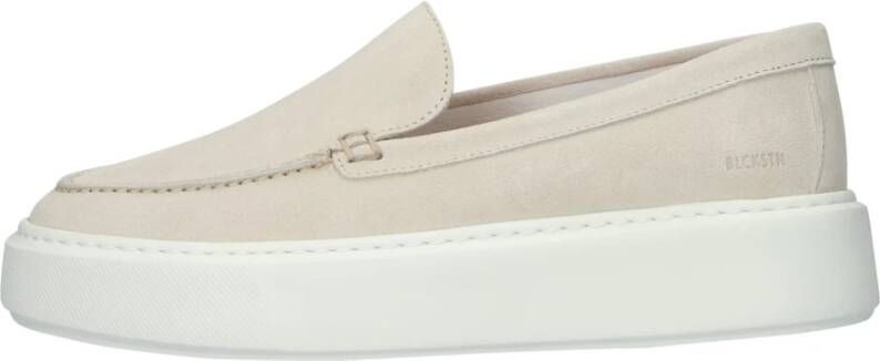 Blackstone Cameron Lamb Slip-ons Beige Dames