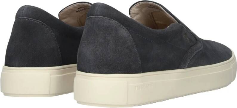 Blackstone Luxe Suède Instappers voor Mannen Blue Heren