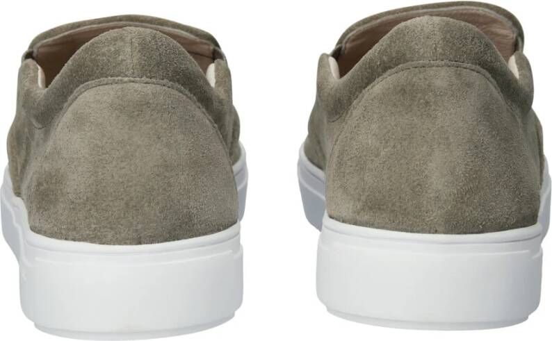Blackstone Luxe Suède Instappers Green Heren