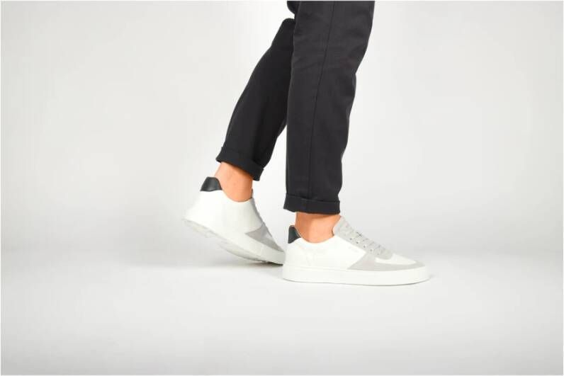Blackstone Crag Ragner White Navy Sneaker (low) White Heren