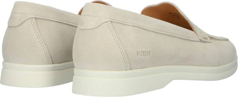 Blackstone Luxe Suede Lamb Slip-ons Beige Dames