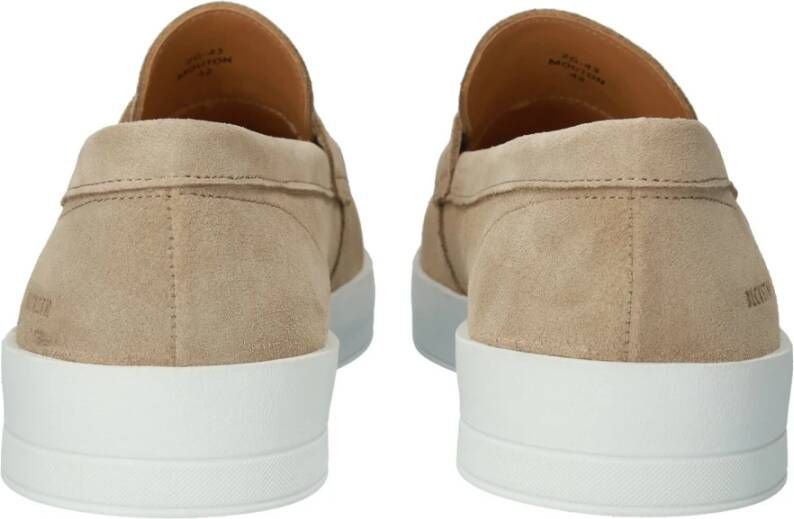 Blackstone Elegant Slip-on Moccasins Beige Heren