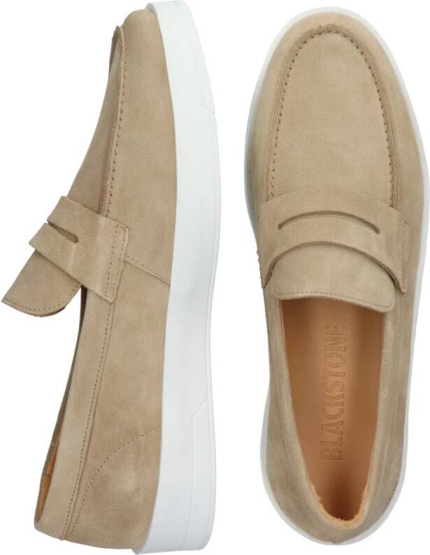 Blackstone Enzo Mouton Slip-ons Beige Heren