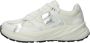 Blackstone FLINT MARVEL DL275 White Silver Runner Sneaker Dames White - Thumbnail 7