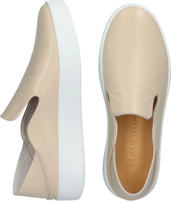 Blackstone Flora Lamb Slip-ons Beige Dames