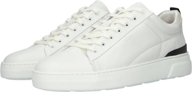 Blackstone Witte Sneaker Lage Profiel Stijl White Heren