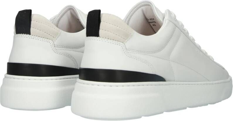 Blackstone Witte Sneaker Lage Profiel Stijl White Heren