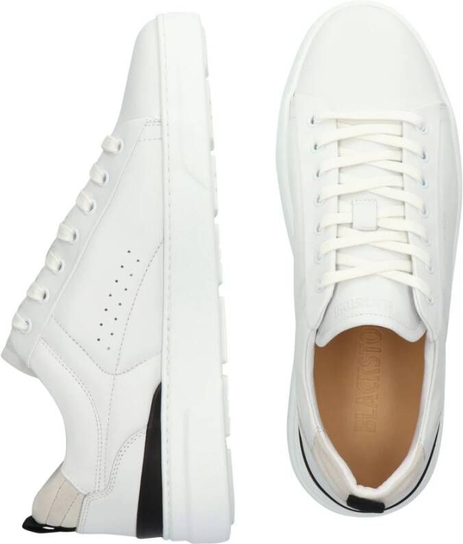 Blackstone Witte Sneaker Lage Profiel Stijl White Heren