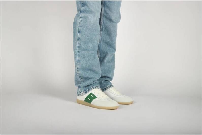 Blackstone Lime Wren White Green Sneaker (low)