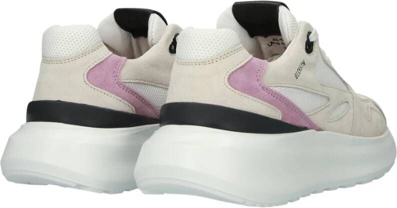 Blackstone Madison Lamb Orchid Chunky sneaker Beige Dames