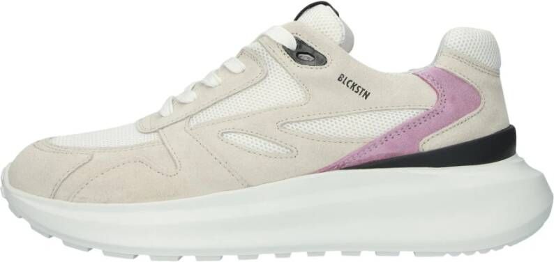 Blackstone Urban Flair Chunky Sneaker Beige Dames