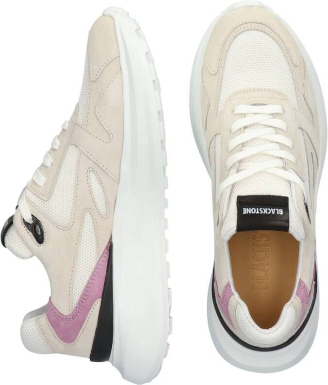 Blackstone Urban Flair Chunky Sneaker Beige Dames