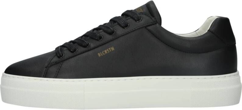 Blackstone Zwarte Vegan Lage Sneaker Black Dames