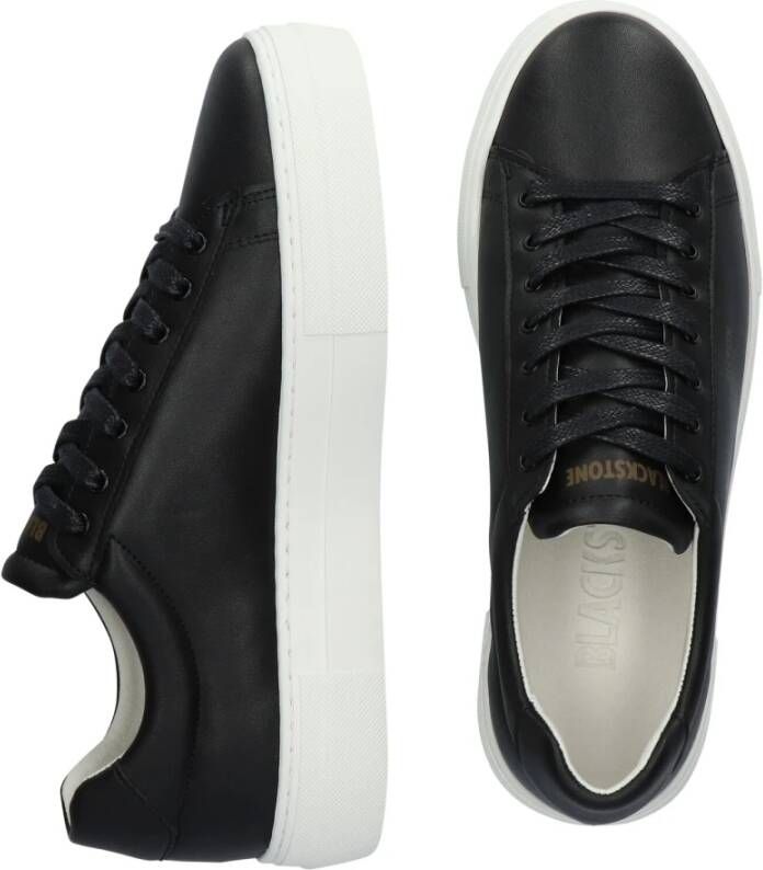 Blackstone Zwarte Vegan Lage Sneaker Black Dames