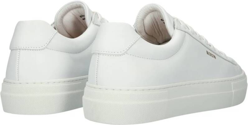 Blackstone Witte Leren Sneaker White Dames