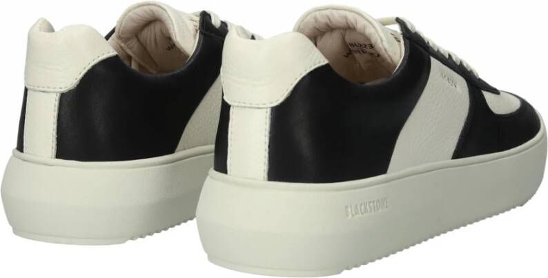 Blackstone Marly White-black Sneaker (low) Black Dames