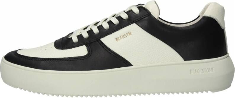 Blackstone Marly White-black Sneaker (low) Black Dames