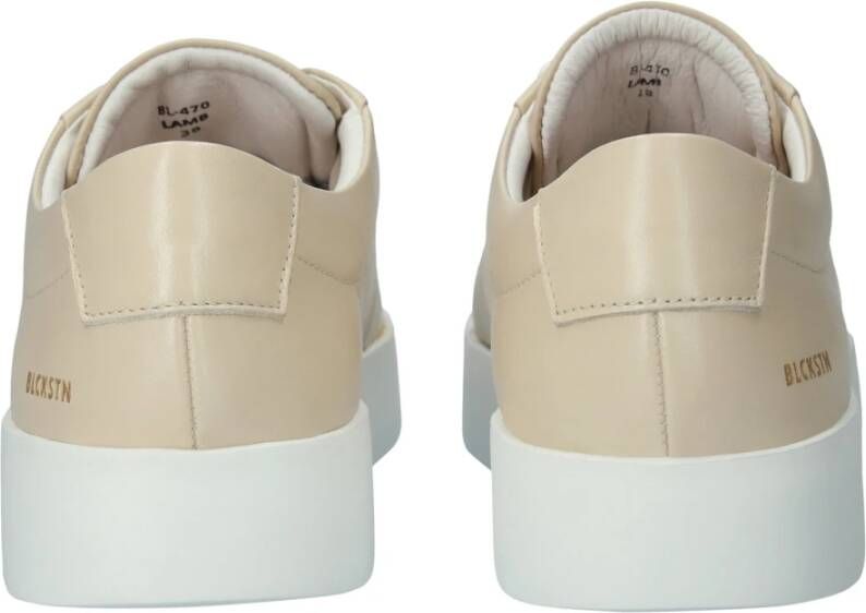 Blackstone Lamb Sneaker Casual Stijl Beige Dames