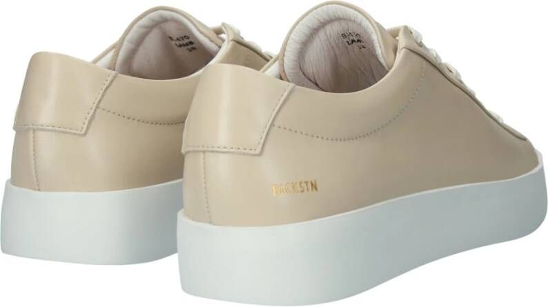 Blackstone Lamb Sneaker Casual Stijl Beige Dames