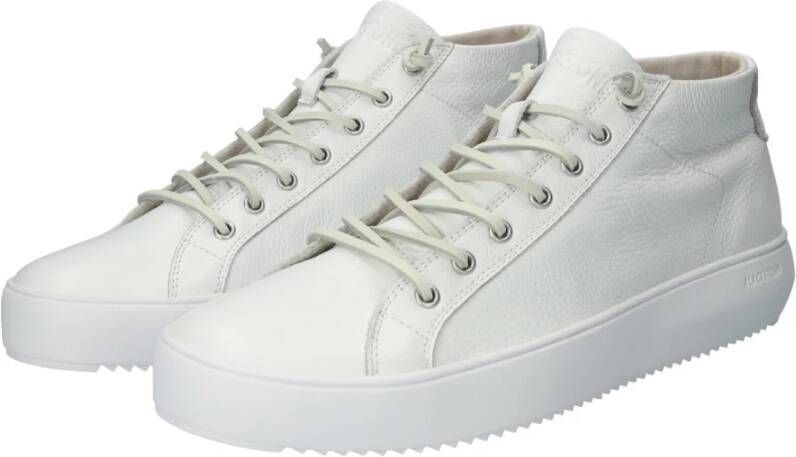 Blackstone Morgan mid White Sneaker (mid) White Heren