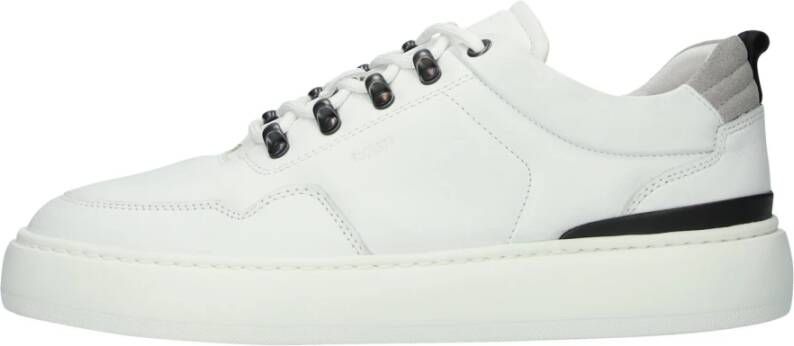 Blackstone Witte Sneaker Lage Stijl White Heren