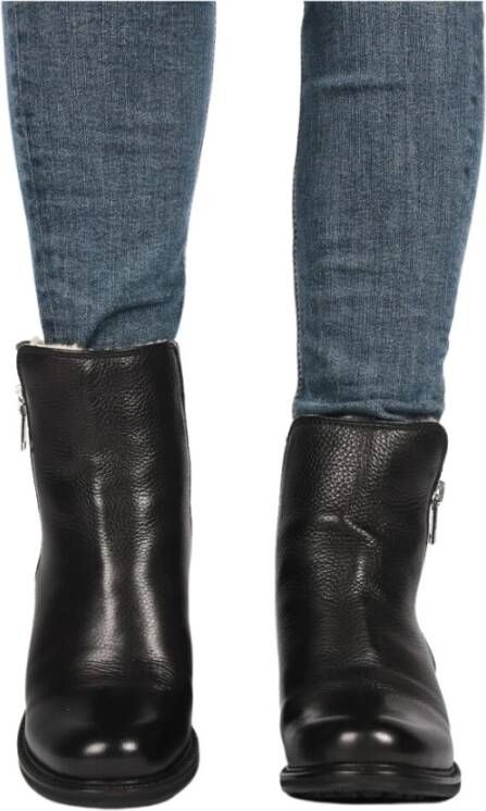 Blackstone Ql05 Black Boot Womens Fur Zwart Dames