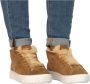 Blackstone ARNAQ QL48 RUST MID SNEAKER SHEEPSKIN Vrouw Brown - Thumbnail 11