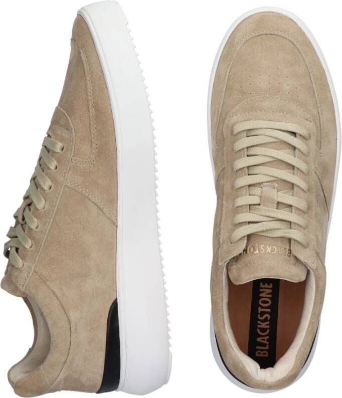 Blackstone Citroen Peper Mid Sneaker Beige Heren