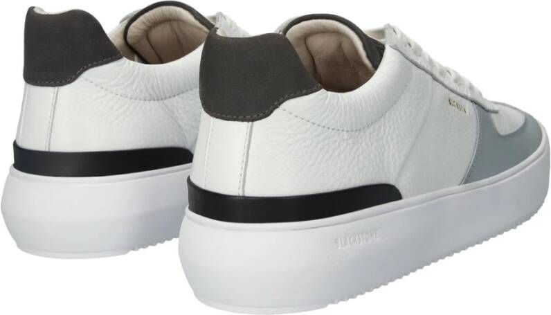 Blackstone Wit Grijs Sneaker Mid Stijl White Heren